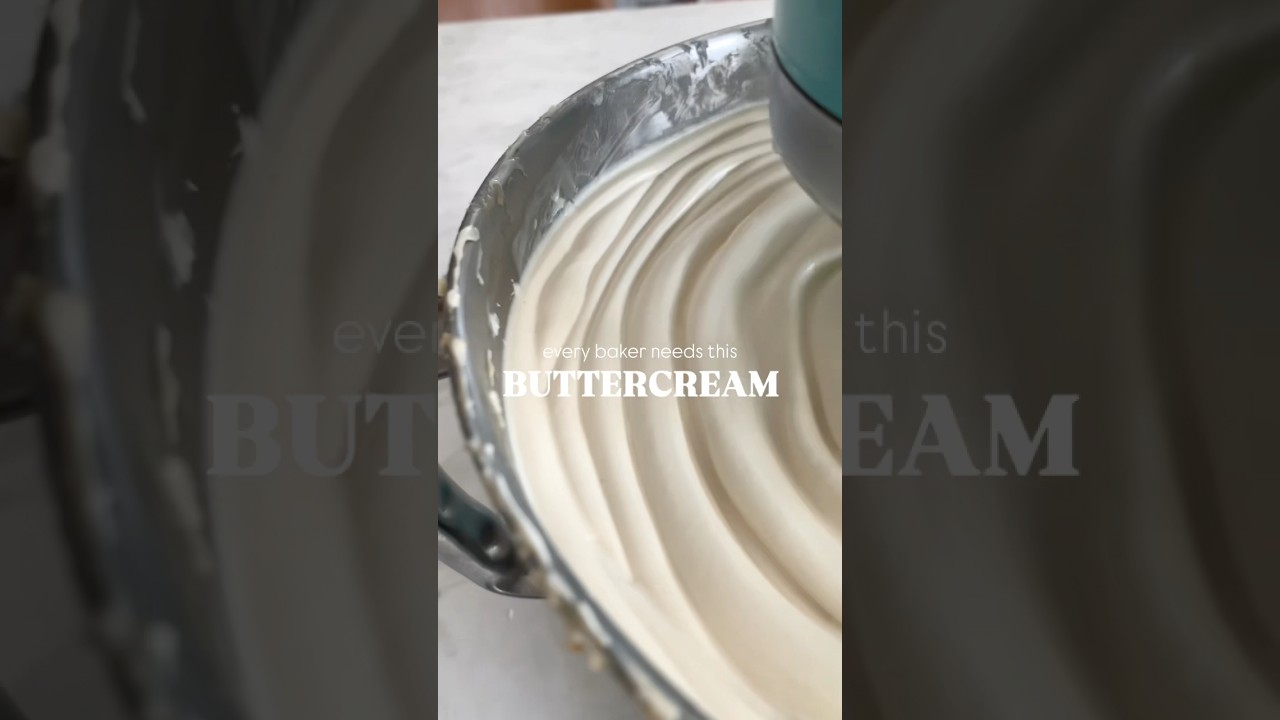 The buttercream EVERY baker needs 😍