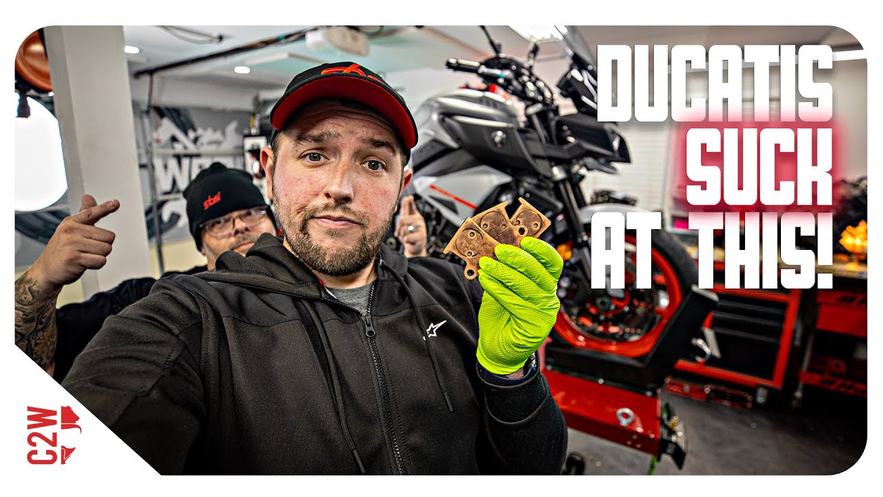 Are Ducatis HARDER to work on than Yamahas? | SBS Brake Pads Review