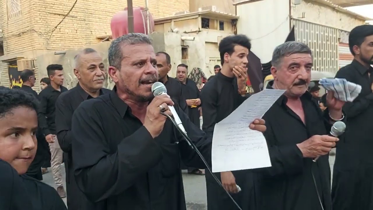 موكب أنصار الحسين قلعه سكر 2022 ملا اسماعيل الغريباوي وملا عبد القلعاوي الشاعر السيد حاضر الياسري