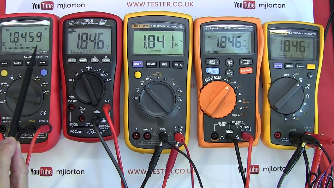 Review: Mid Range / Priced Multimeter Shootout / Buyers Guide