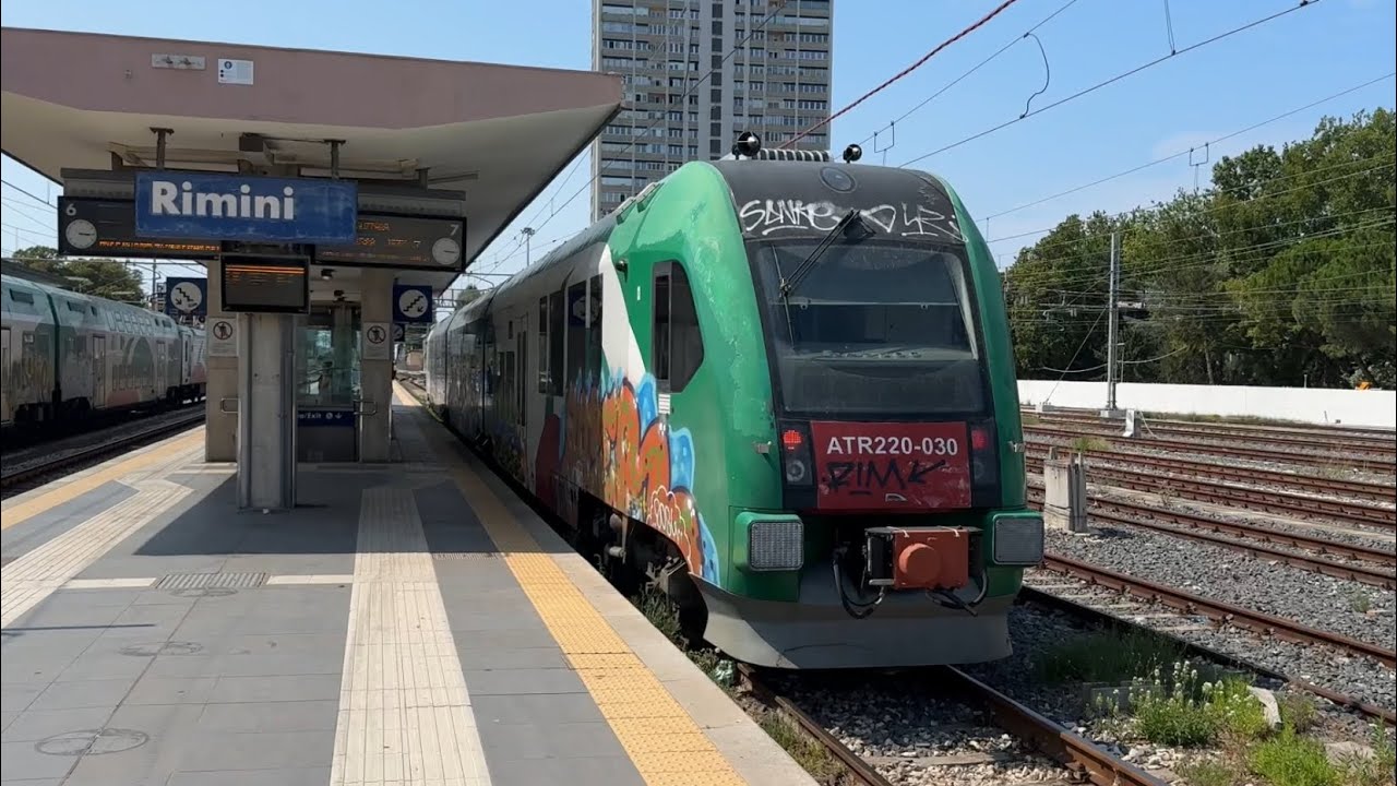 My First Time on a Pesa Train! Riding the TPER Pesa Atribo from Rimini to Bellaria Igea Marina