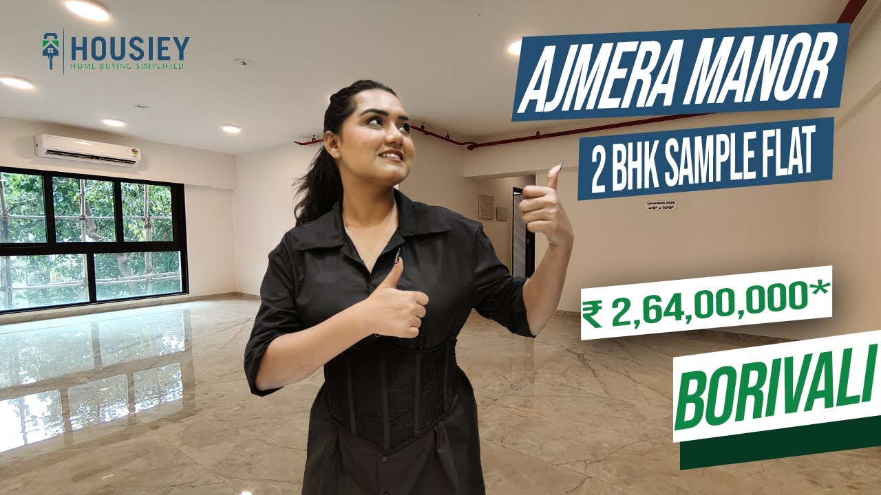 Ajmera Manor Borivali | 2 BHK Sample Flat Tour | Ajmera Borivali West