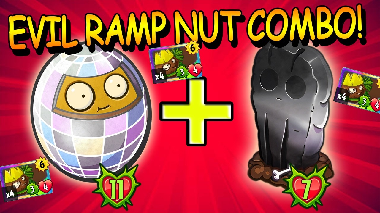 The MOST EVIL RAMP NUT DECK! (And It's Fun, Too!) ▌PvZ Heroes
