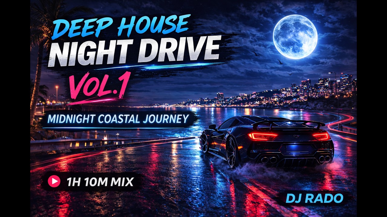 Deep House Night Drive Vol. 01 🌙 | Midnight Coastal Journey