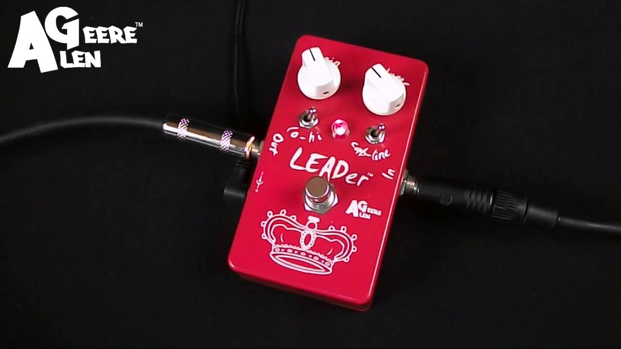 Alen Geere LEADer Drive - Super Lead Amp Simulator Pedal
