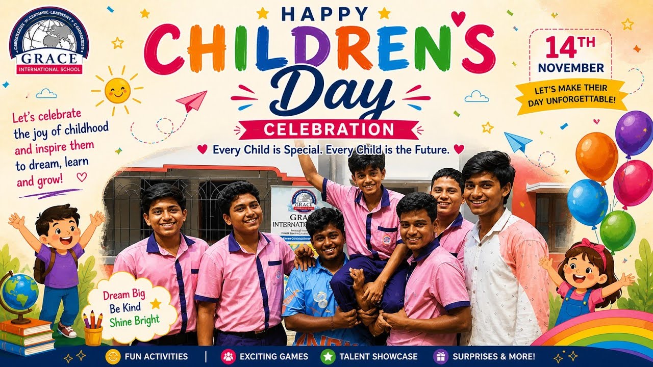 Our Children's Day 2024 | Grace International School Chennai | A Second Home