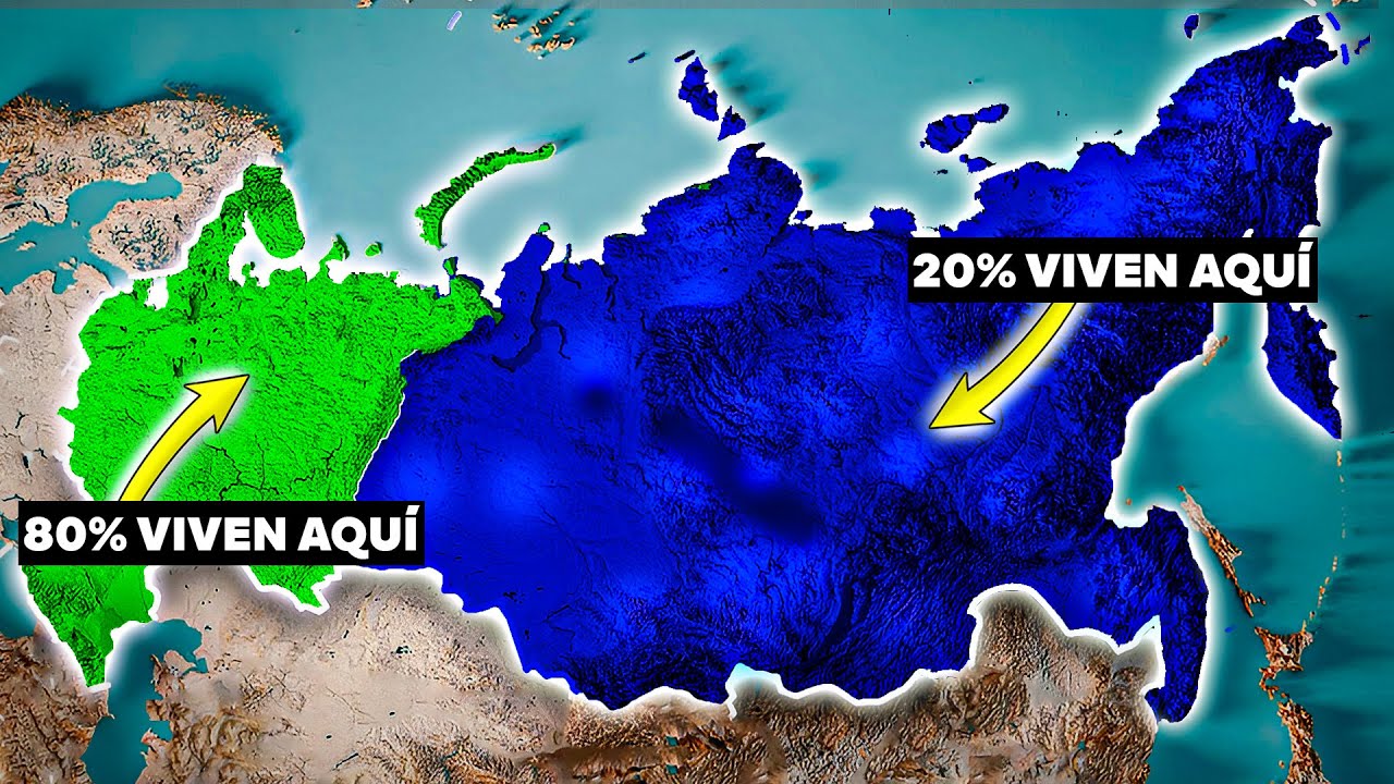 ¿Por qué el 80% de Rusia está vacío?