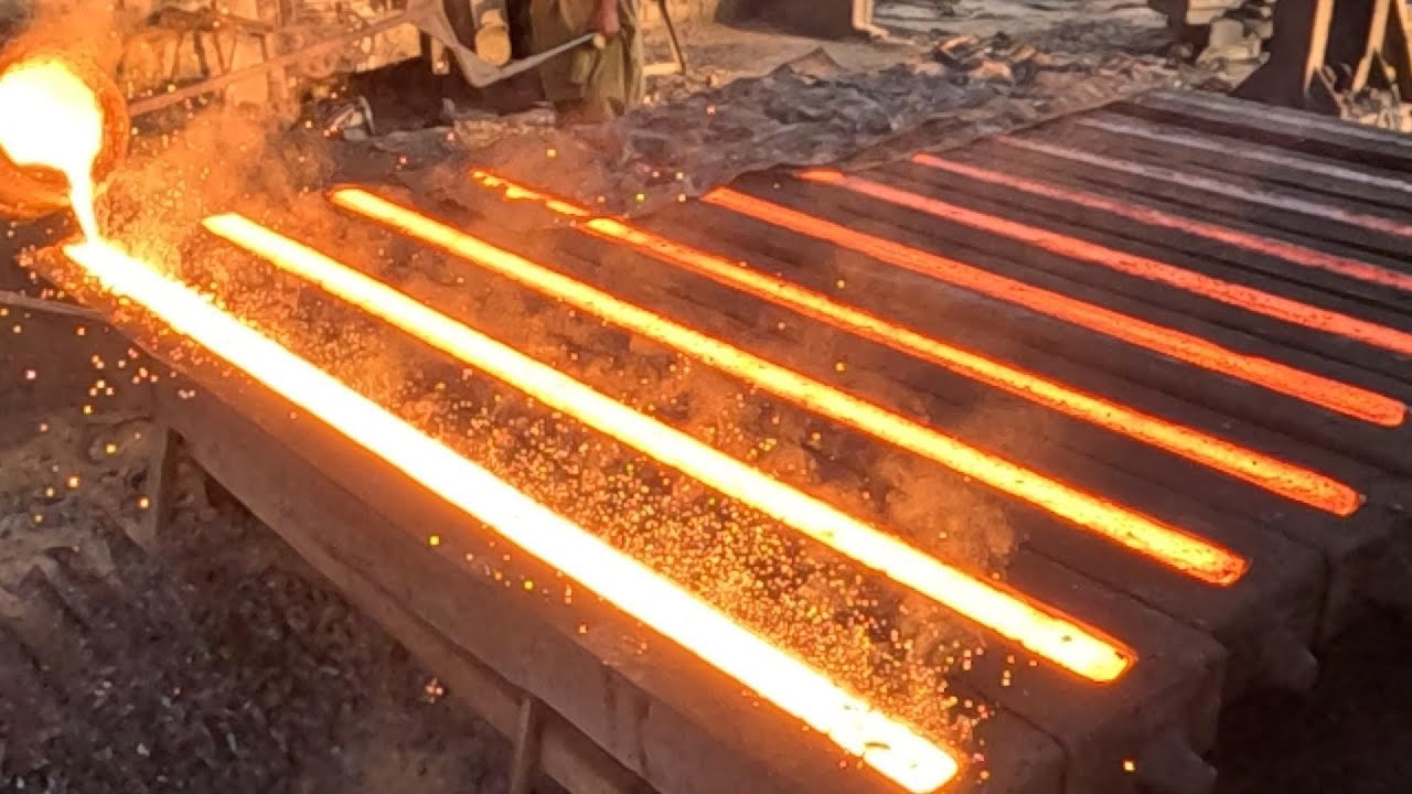 amazing manufacturing process of steel billets | Metal Recycling