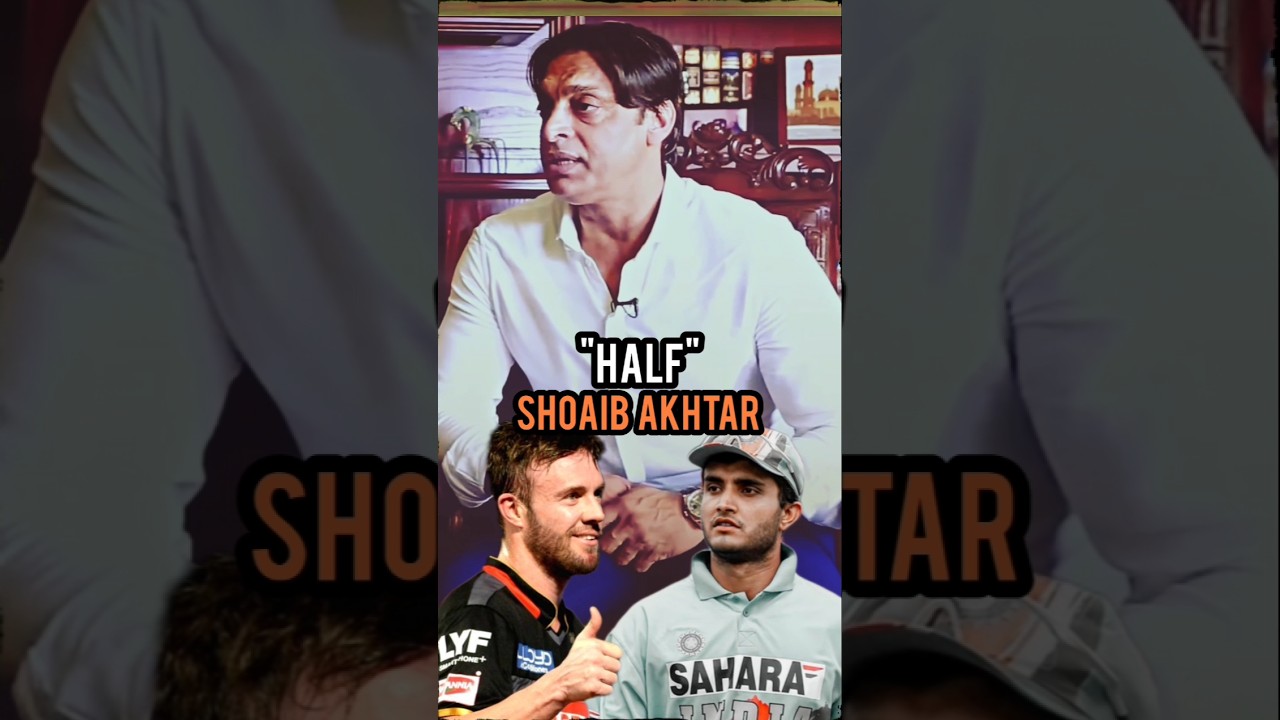 Shoaib Akhtar vs AB de Villiers | IPL 2008 | Half Shoaib Akhtar | Saurav Ganguly about Shoaib Akhtar