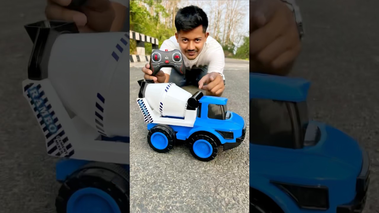 RC Construction Sand Mixer Truck Unboxing #truck