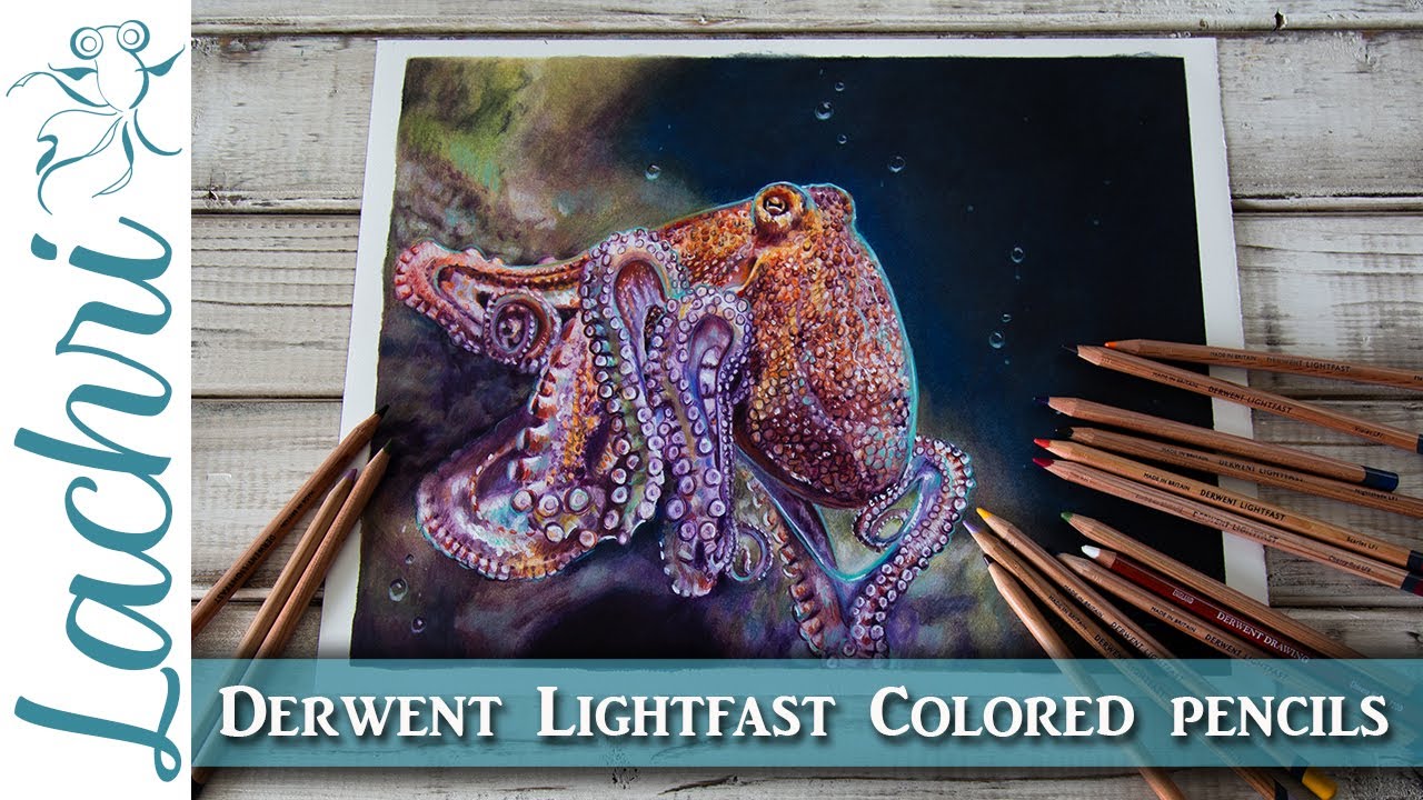 Colored Pencil Tips with Derwent Lightfast Pencils - Lachri