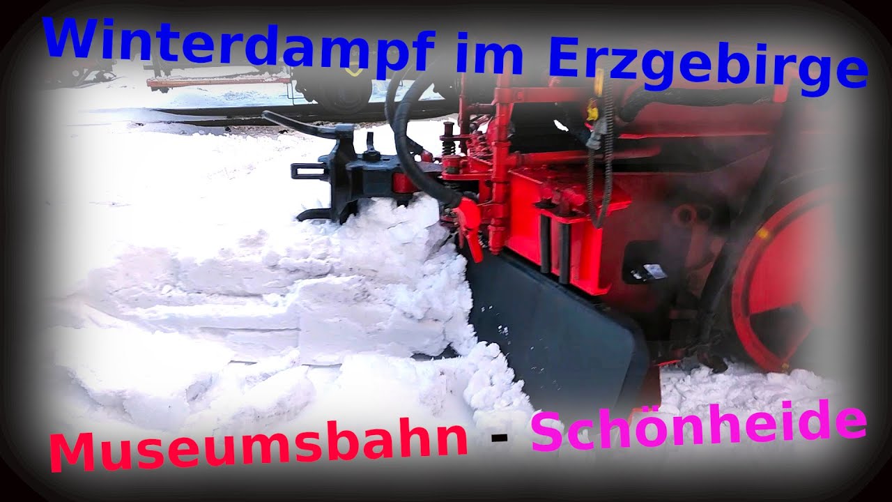 Winterdampf im Erzgebirge - Die Museumsbahn Schönheide lud zu Nikolausfahrten ein.