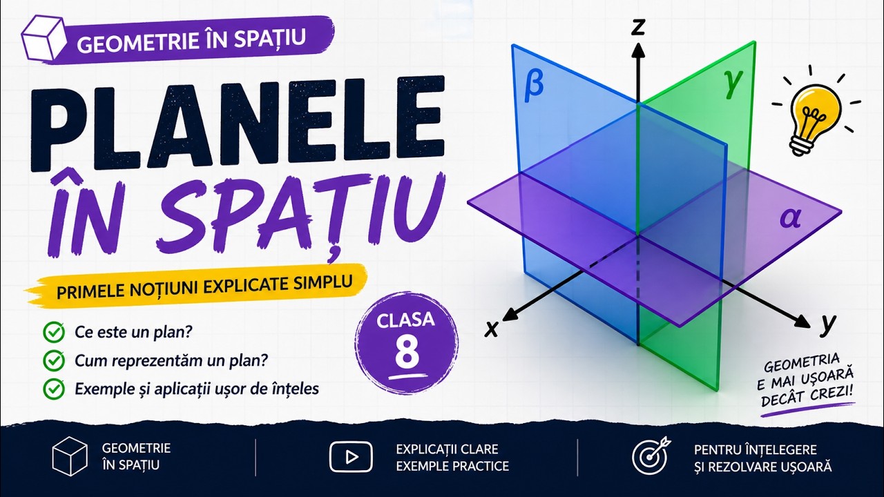 Plane - Geometrie in spatiu - clasa a 8-a