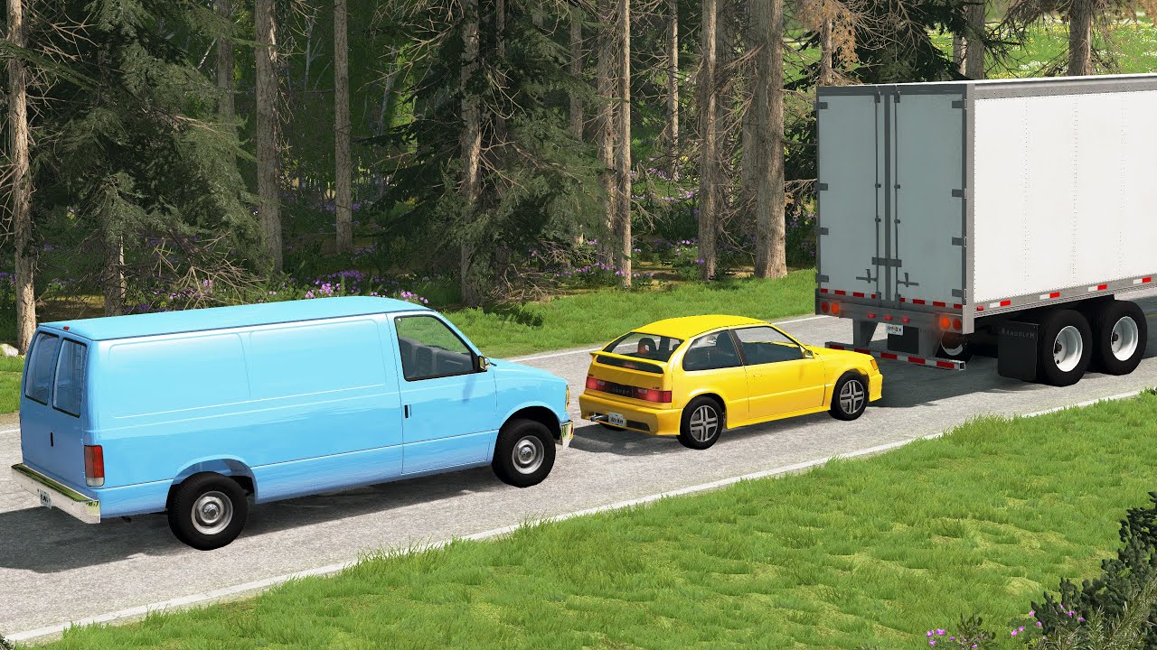 BEAMNG Super Slow Motion Crashes Compilation #1 - HD