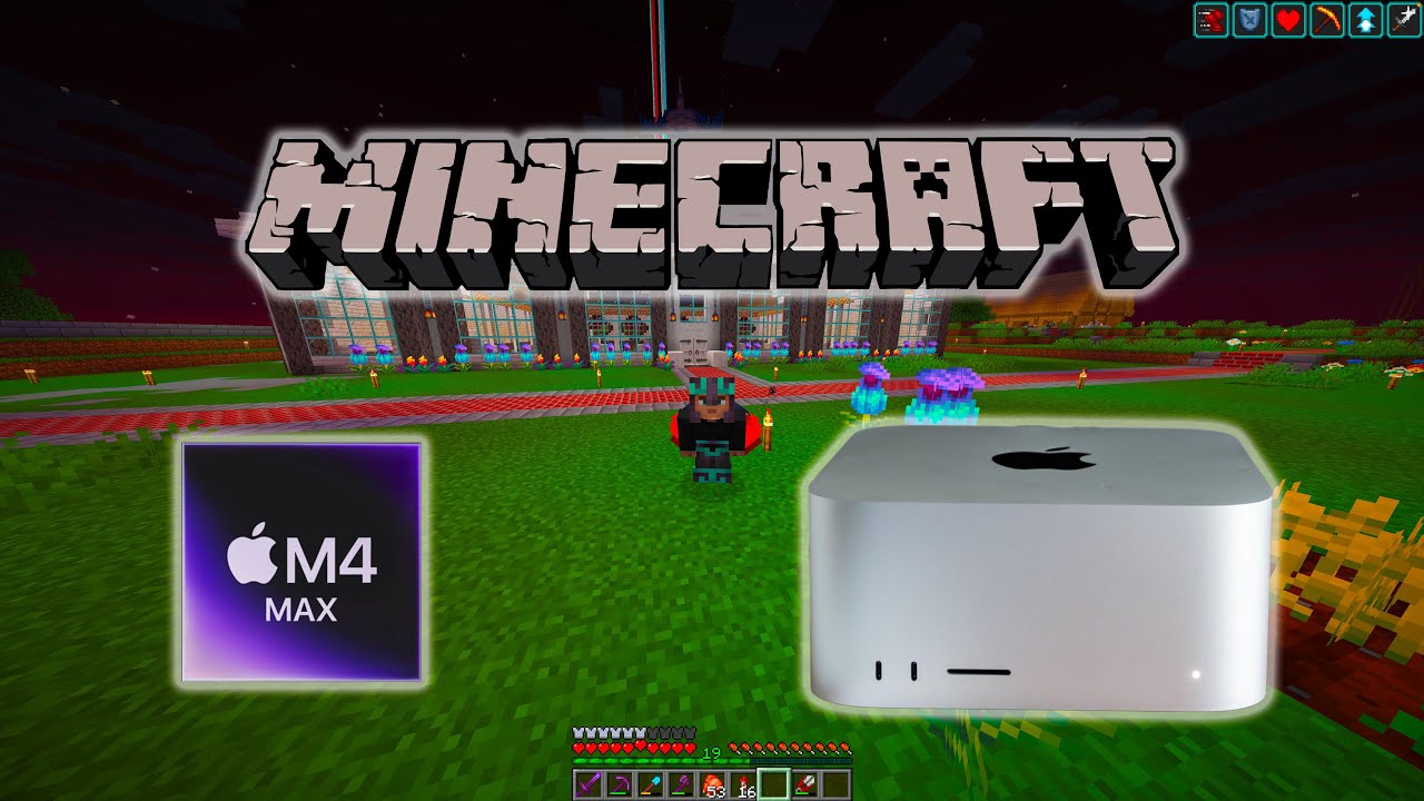Can The M4 Max Mac Studio Run Minecraft In 4k? | Vanilla