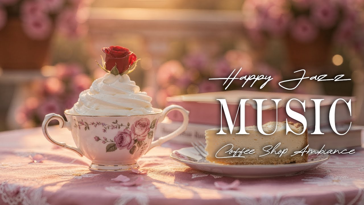 Happy Jazz Music ☕ Coffee Shop Ambiance & Relaxing Jazz Music for Studying & Work.