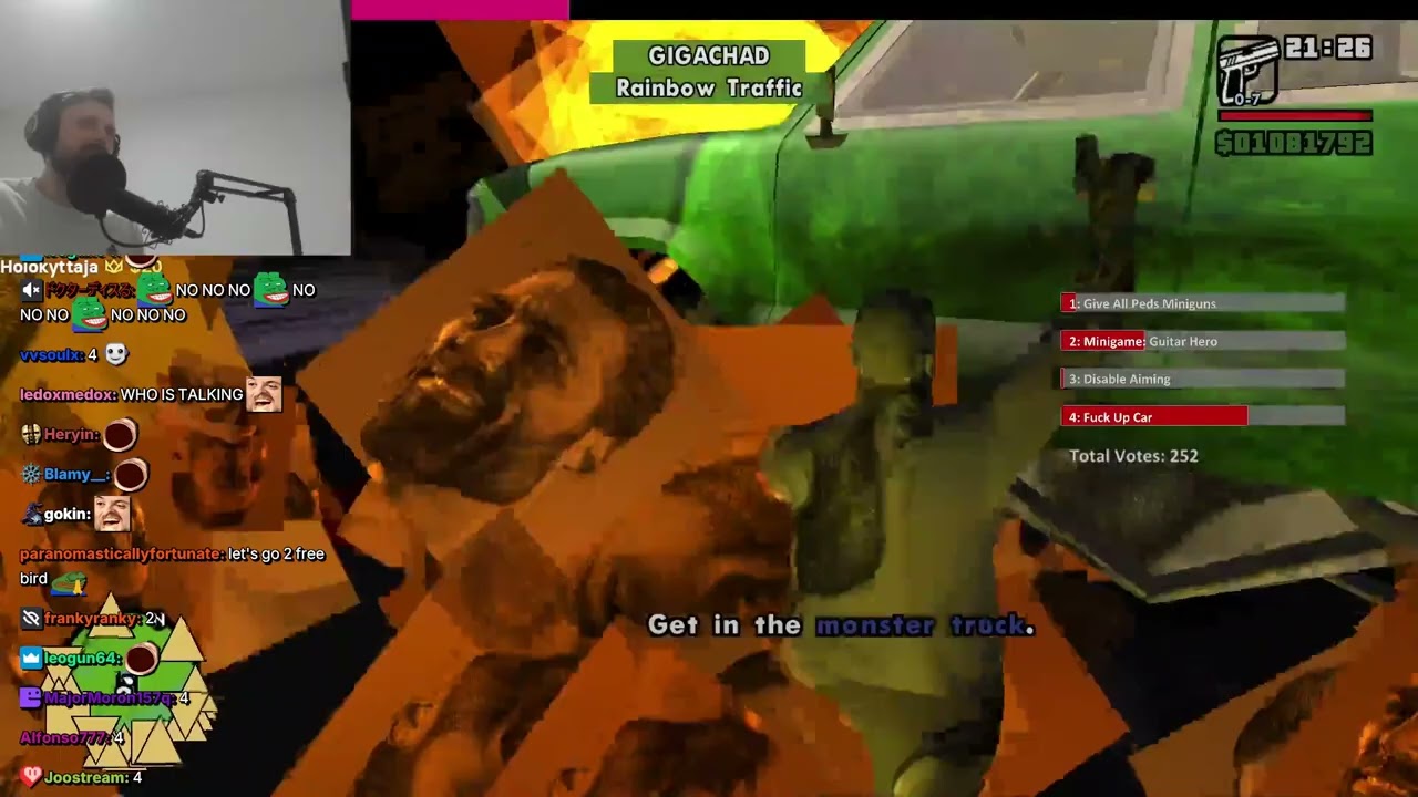 Forsen plays GTA San Andreas - Chaos mod - Part14
