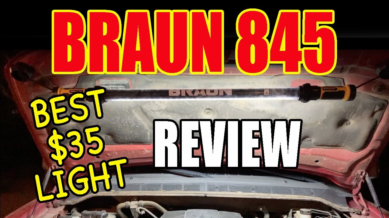 Harbor Freight BRAUN 845 lumen work light | Best Budget Garage Tool for Under Hood Lighting