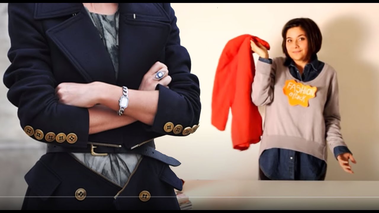 THRIFT FLIP: How to make a 2 piece DIY zipper blazer - FASHION ATTACK