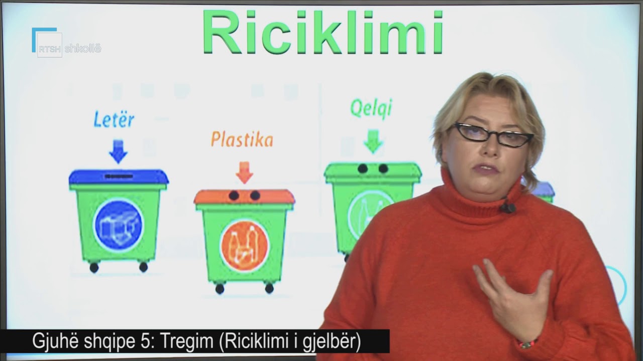 Gjuhë shqipe 5 - Tregim (Riciklimi i gjelbër)