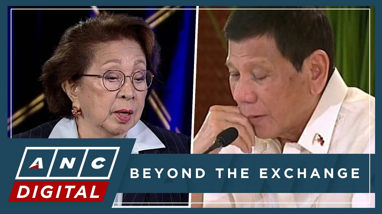 Carpio-Morales on ex-Pres. Duterte: If he knew the law, he did not like to apply it | ANC