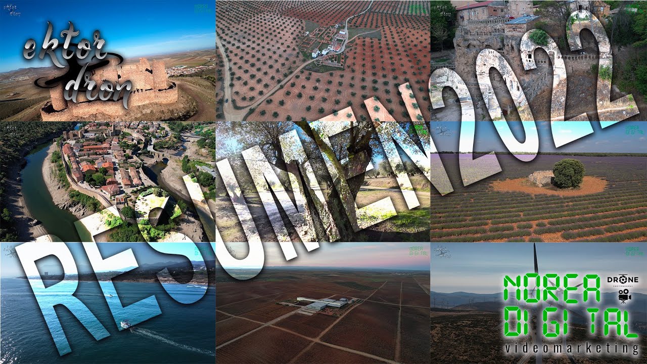 RESUMEN 2022 4K 60p DJI Mini2 + AIR2S + Avata Cinewhoop Cinematic Drone