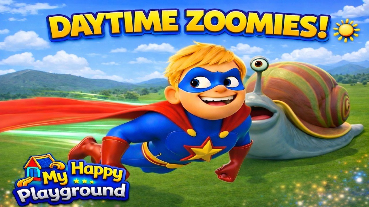 Daytime Zoomies! ☀️ High-Energy Kids Song for Dancing & Play | My Happy Playground