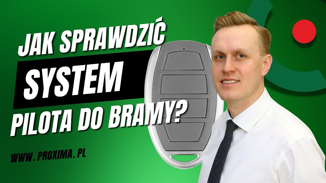 Jak sprawdzić system pilota do bramy? #proxima #proximaelectronics #automatyka #pilotydobram