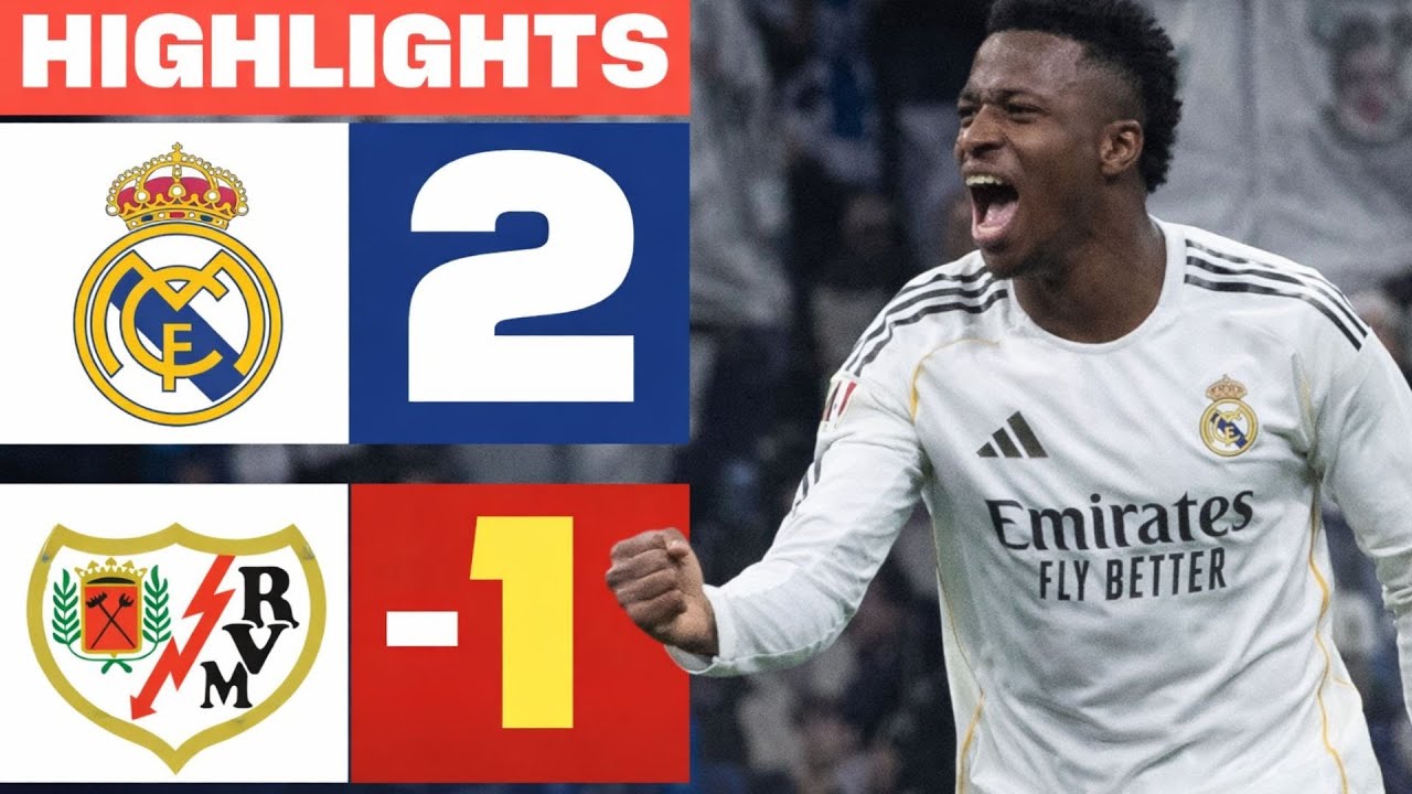Real Madrid 2-1 Rayo Vallecano : Vini EXPLOSE sa disette + PenBappé clutch à la 90+10' ! 🔥
