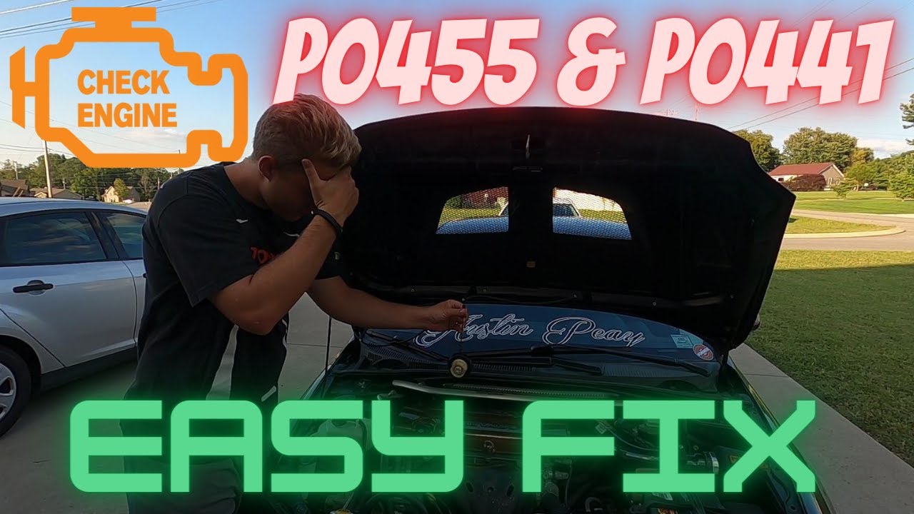 Коды неисправности двигателя P0455 и P0441 (Scion Tc)