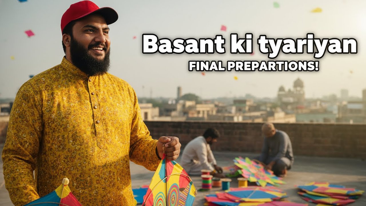 Lahore mein Basant Ki Tyariyan | Final Preparations 🪁