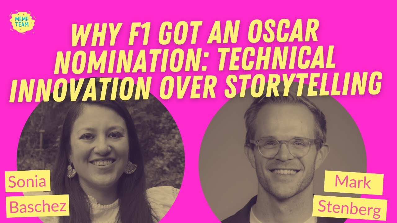 Why F1 Got an Oscar Nomination: Technical Innovation Over Storytelling