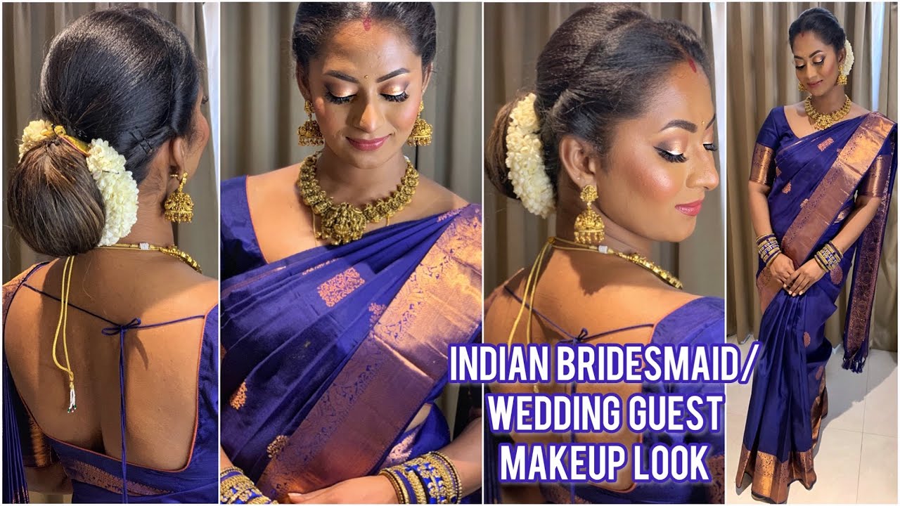 SWEATPROOF & HEATPROOF Indian Bridesmaid/ Wedding Guest Makeup Look ✨