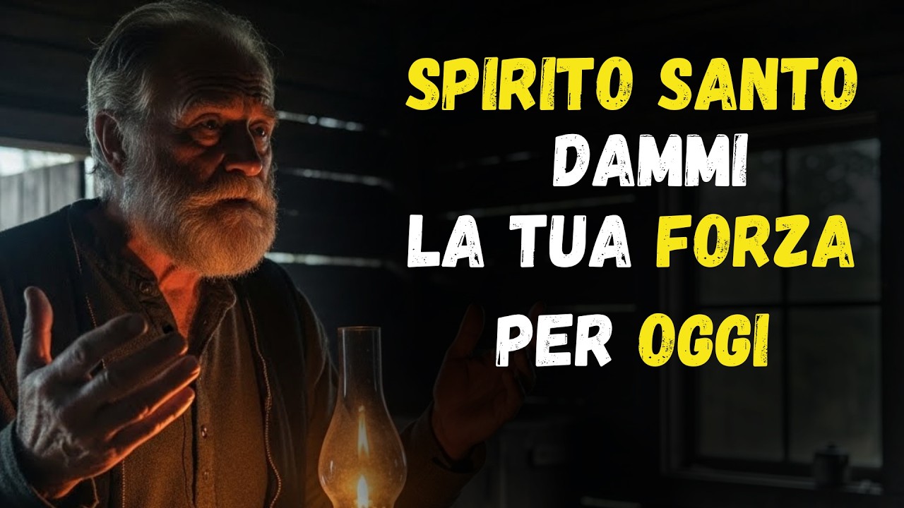 SPIRITO SANTO, dammi la forza per affrontare QUESTO GIORNO