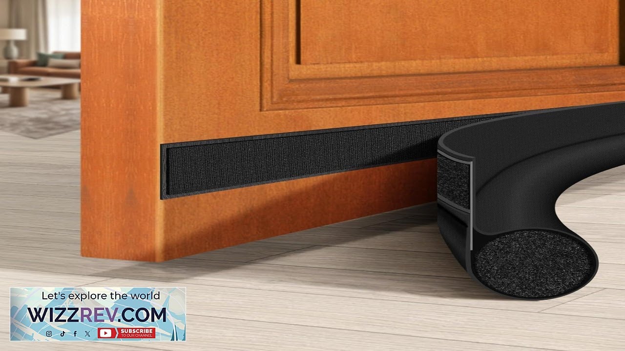HomeProtect Door Draft Stopper 36 Inch Adjustable Door Draft Blocker Door Guard Review