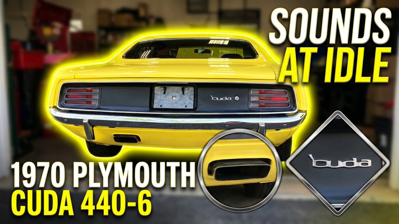 1970 Plymouth Cuda 440-6 | Sounds at Idle