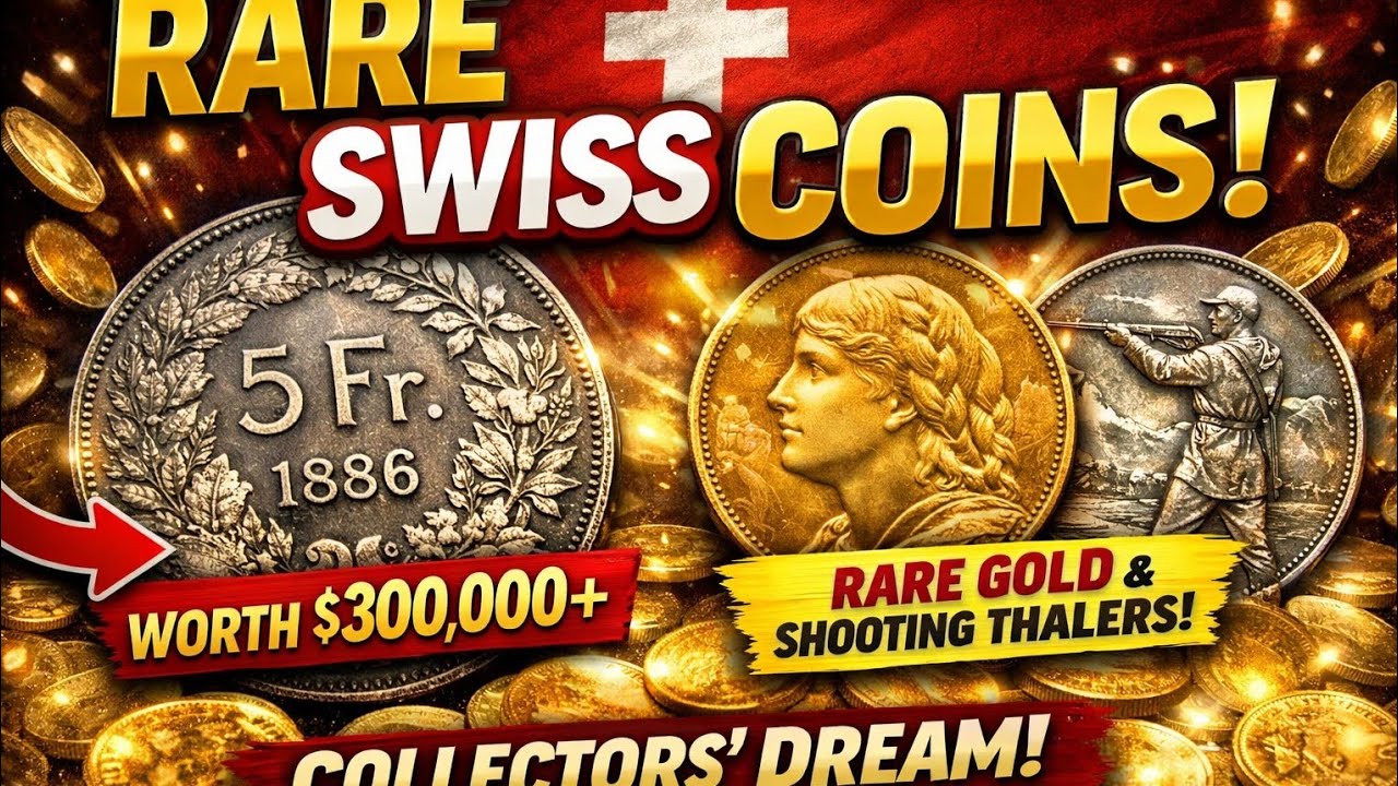 RAREST Swiss Coins EVER! 💰 1886 5 Franc | Swiss Gold Coins | Hidden Million-Dollar  Treasures 🇨🇭