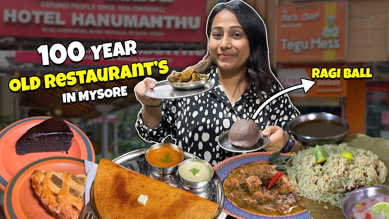 Mysore Food Tour- Must Try Legendary Restaurant&rsquo;s  | Original HANUMANTHU PULAV, Tegu Mess & more