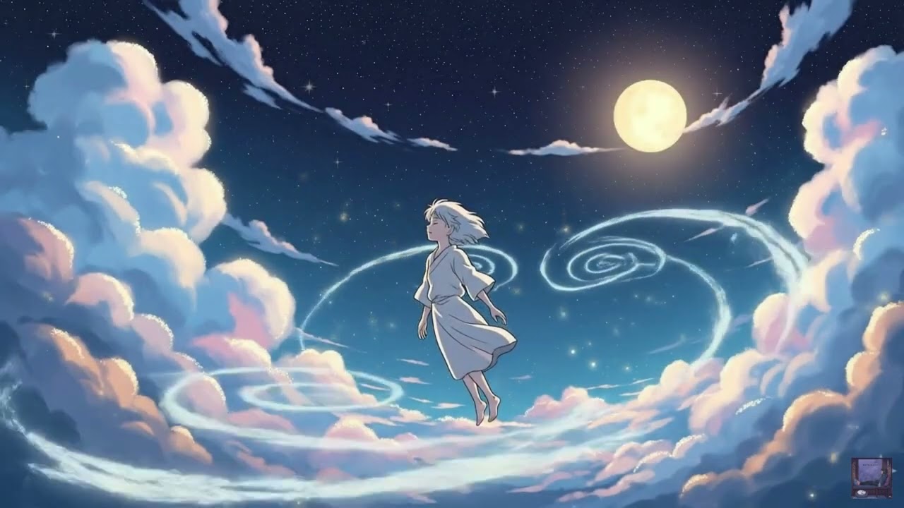 Eternal Night Sky ✨ | Ghibli Lo-Fi Piano & Violin Calm Soundscape