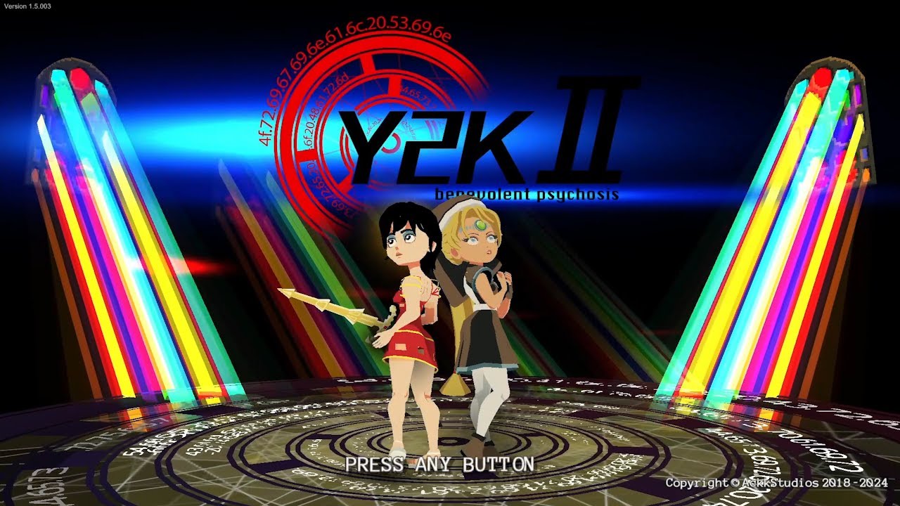 Y2K II: Benevolent Psychosis - Playthrough (No Commentary)