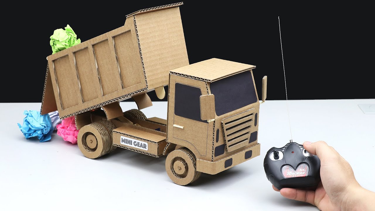 How to Make Amazing Dump Truck - Powered Dump Truck DIY