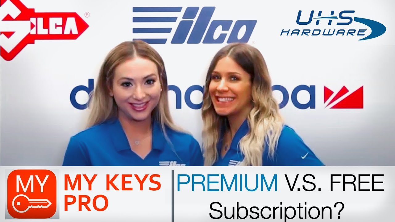My Keys Pro Subscription Service by ILCO | Premium vs Free comparison
