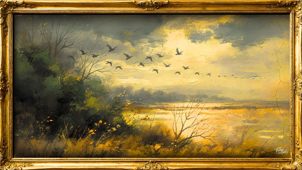 Frame TV Art 4K | Birds Flying at Sunset