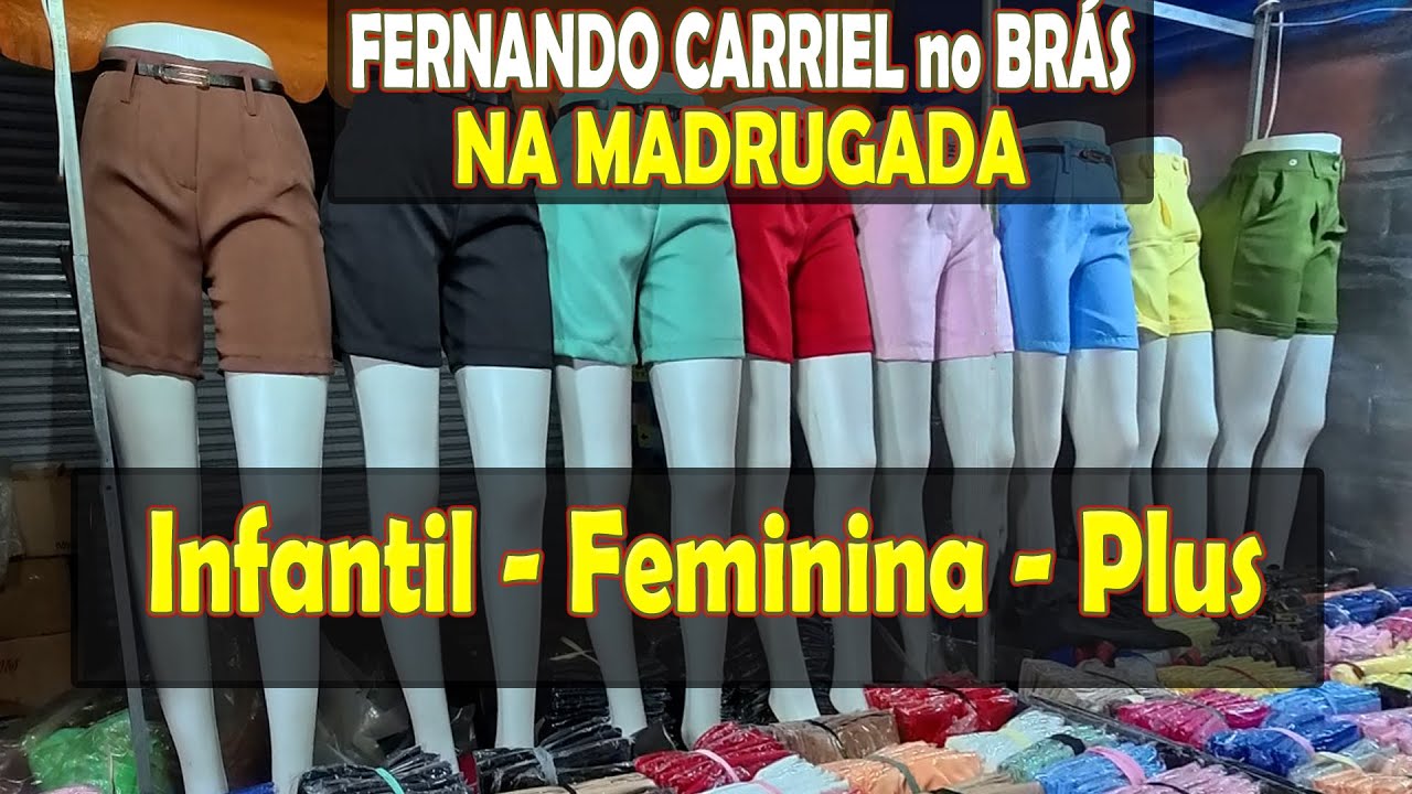 Na Madrugada do Brás, Infantil, Feminina, Plus