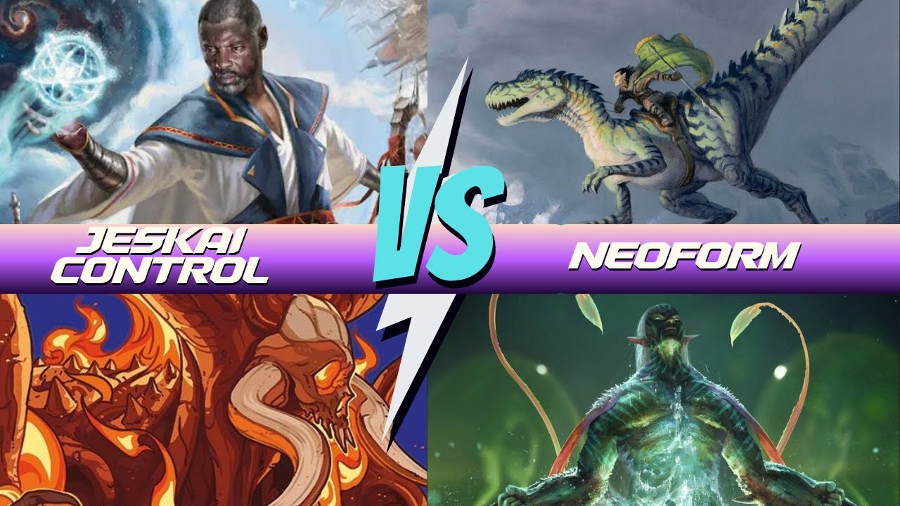 Jeskai Control vs Neoform Modern Paper Gameplay