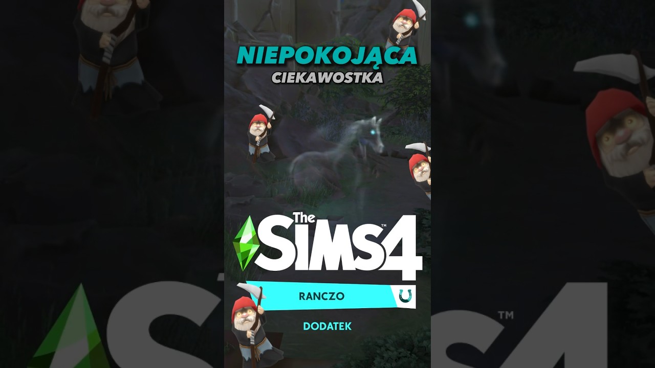 STRASZNE SEKRETY dodatku Ranczo! 🫣 #simsy #thesims4 #gry #shorts