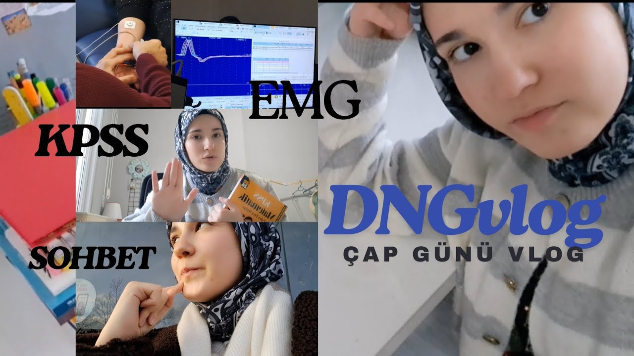 ÇAP günümü vlogluyorum #KPSS tarih sohbeti, EMG 