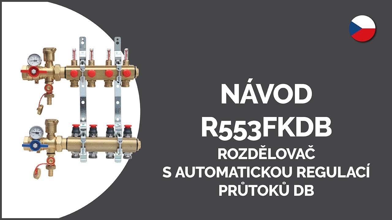 Návod na napouštění a odvzdušnění rozdělovače DB série  🇨🇿 | R553FKDB| GIACOMINI