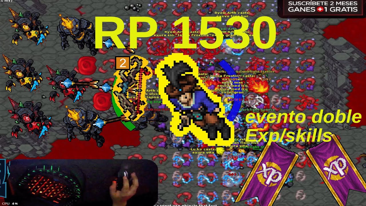 Tibia Paladin  - 1500+ empieza el evento, compraron sus bost?