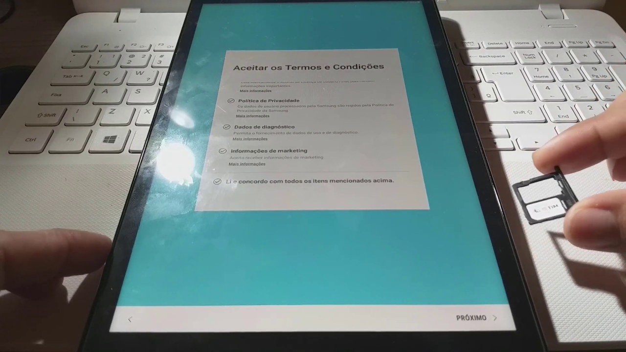 Como remover conta do Google Galaxy Tab A Android 8.1